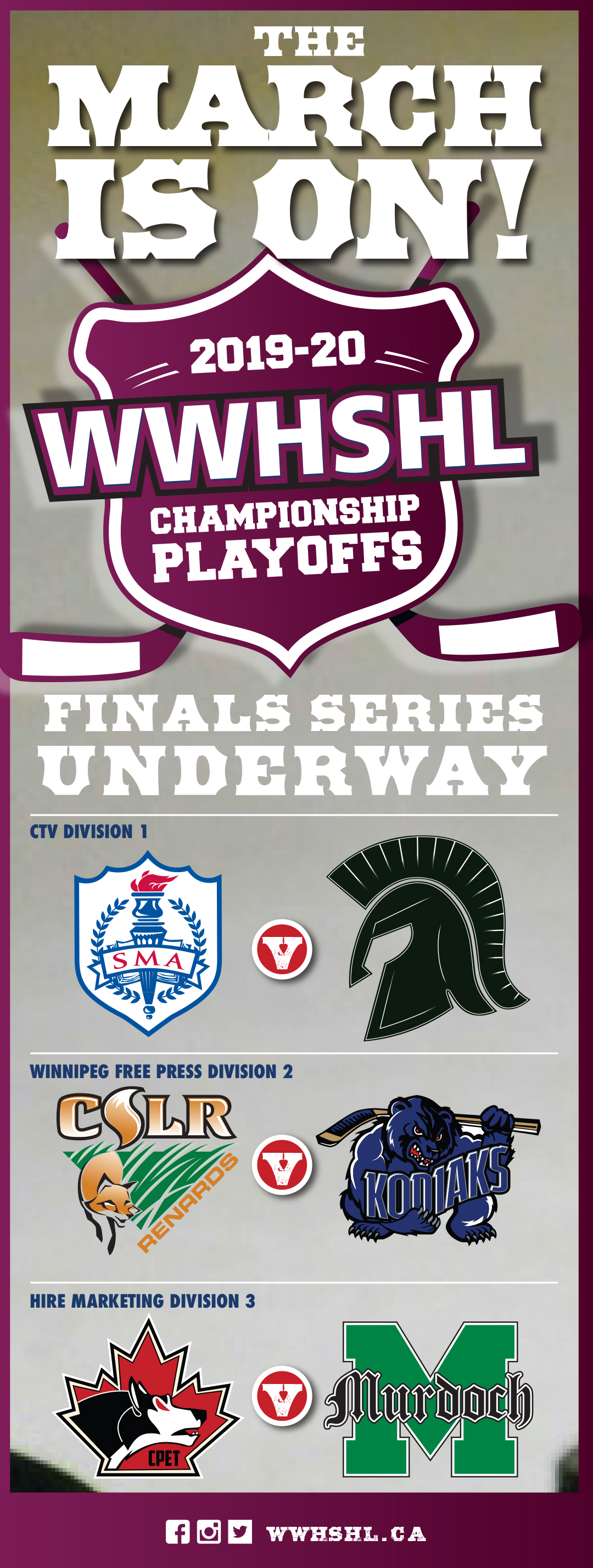 WWHSHL Playoff Finals